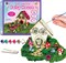 Wooden Fairy House Craft Kit for Kids DIY Fairy Garden with Paints & Decorations